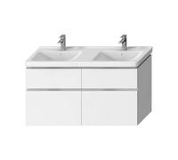 Jika Cubito Pure - Meuble sous lavabo double 128x68 cm, blanc H40J4274025001