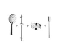 Jika Cubito Pure - Set de douche Cubito-N 11 cm, 4 jets, chrome H3651X00044721