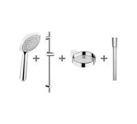 Jika Cubito Pure - Set de douche Cubito-N 13 cm, 4 jets, chrome H3651X00044731