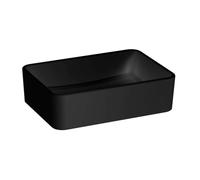 Jika Cubito Pure - Vasque à poser, 5x4 cm, sans trop-plein, noir mat H8184237161121