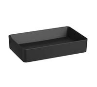 Jika Cubito Pure - Vasque à poser, 6x4 cm, sans trop-plein, noir mat H8184277161121