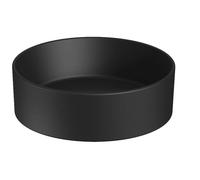Jika Cubito Pure - Vasque à poser, diamètre 40 cm, sans trop-plein, noir mat H8184207161121