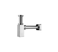 Jika Cubito - Siphon de lavabo, chrome/laiton H3747300040001