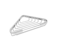Jika Generic - Tablette d'angle en fil métallique, 150x150x33,1 cm, chrome H3853D30040301