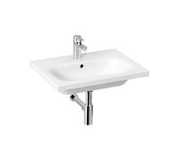 Jika Mio-N - lavabo, 60x45 cm, avec trop-plein, trou pour robinetterie, Jika Perle, blanc H8127131001041