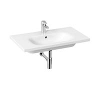 Jika Mio-N - lavabo, 80x45 cm, avec trop-plein, 1 trou pour robinetterie, Jika Perle, blanc H8127161001041