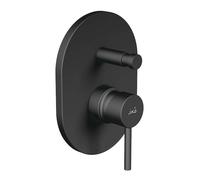 Jika Mio Style - Mitigeur encastré 2 sorties, avec corps d’encastrement, noir mat H3212F67160001