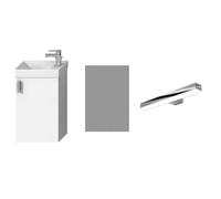Jika Petit - Set meuble avec lave-mains, miroir et éclairage, blanc H45J5141753001