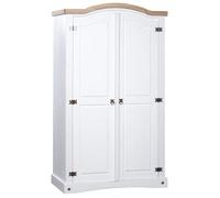 JILI - BEST Garde-robe Pin mexicain Gamme Corona 2 portes Blanc (9957)