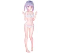 Jilijia Statue de Peinture Originale Série Beauté, Figurine MaisakaMai Maillot de bain blanc Modèle Collection Ornements 26 cm