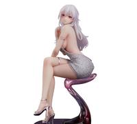 Jilijia Statue originale de la série Beauté, figurine Serinas Position assise Modèle de dessin animé Collection Ornements 23 cm