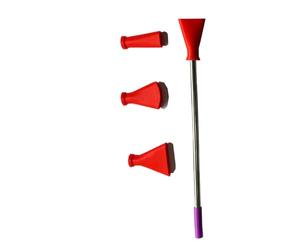 JILINWEI Lot de 4 buses de soufflage en acier inoxydable pour peinture acrylique, accessoires pour l'art fluide et le versement hollandais