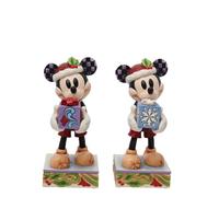 Jim Shore Enesco 6013060 Père Noël Mickey avec cadeau 15,6 cm