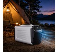 JIMINHUIXIN Climatiseur De Voyage Portable 5200 BTU 400W, 12V/24V/220V Silencieux avec Compresseur pour Camping Car, Basse Consommation Énergétique, Rafraîchissement Déshumidification,Télécommande