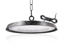 JINABLOSSY 300W UFO Projecteur LED Industriel, 30000LM High Bay Eclairage UFO Lampe Atelier 6500K, IP65 Étanche Éclairage de Plafond LED pour Sous-sol Usine Entrepôt Atelier Garage