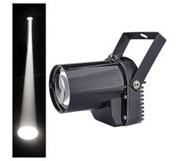 jindaaudio Projecteurs pin spot, 3W Spotlight LED Blanche Faisceau, Disco Pinspot Lumière pour Boules à facettes