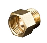 JINFEUGE Raccords En Laiton F/M M10, M12, M14, M16, M18, M20 Et M22-1 Pièce - Adaptateur de Tuyau En Laiton Fileté Femelle-Mâle/M16*1.5-M14*1.5