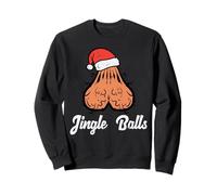 Jingle Balls Zeste d'humour Noël Santa Joyeux Noël Sweatshirt