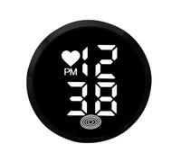 JINGLING Horloge de Tableau de Bord | Montre Adhésive pour Ventilation - Montre LED à Coller Pour Sortie d'Air de Voiture Moto Vélo