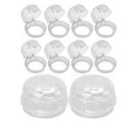 JINGLING Lot de 10 bouchons de cuisinière, sécurité enfant, protection