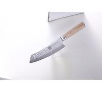 Jingseiho Couteau Santoku En Véritable Damas VG-10 À 67 Couches De 18 cm,Manche Ergonomique Équilibré, Idéal Pour La Maison et Les Cadeaux