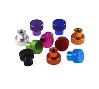 JINGYAN Contre-écrous Colourful aluminum blind Frame Hand Tighten Flange Nut step knurled thumb nut(M3)