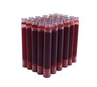 Jinhao Lot de 30 cartouches d'encre pour stylo plume, taille standard Rouge.