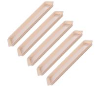 Jinhxofs 5 Soucoupes pour Plantes, Plateaux D'égouttage pour Jardinières et Pots de Fleurs dans La Cour, Beige