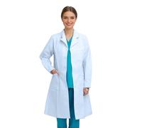 Jinitaimei Blouse De Chimie Blouse Blanche Chimie Lycee De Travail Homme Physique Infirmière Collège Cosplay Coton College Médecin