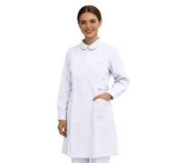 Jinitaimei Blouse De Chimie Blouse Blanche Chimie Lycee De Travail Homme Physique Infirmière Collège Cosplay Coton College Médecin