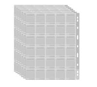 JINXM 420 poches Pochettes Standard pour pièces de Monnaie 9 Trous Classeur pieces de Monnaie Range piece de Monnaie Classeur Pochette Transparente pour Collectionneurs De Pièces De Monnaie