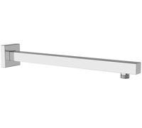 JINYOMFLY Bras de Douche Mural, Bras D'extension de Pomme de Douche, 40cm Rallonge Bras de Tête de Douche en Acier Inoxydable pour Salle de Bain, Chrome