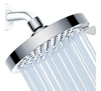 JINYOMFLY Pommeau de Douche Pluie, 7 Modes Tête de Douche Pluie, 15cm Pommes de Douche Fixes, Pommeau Douche Haute Pression