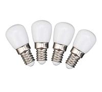 Jiotouhu Ampoule réfrigérateur LED E14, 3W équivalent à une ampoule 30W, blanc froid 6500K, 300LM, non gradable, petites ampoules réfrigérateur LED E14, couvercle de cuisine, lampes à sel, pack de 4