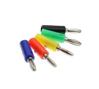 JIOYUNG eufeifeiegds 5PCS 30A 55MM Pince Crocodile + sonde de Test de fiche Banane avec Clips de câble de fiche Banane 4MM wefeiegds(5PCS Plug,5PCS Green)