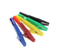 JIOYUNG eufeifeiegds 5PCS 30A 55MM Pince Crocodile + sonde de Test de fiche Banane avec Clips de câble de fiche Banane 4MM wefeiegds(5PCS Alligator Clips,5PCS Red)