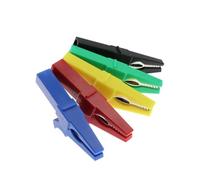 JIOYUNG eufeifeiegds 5PCS 30A 55MM Pince Crocodile + sonde de Test de fiche Banane avec Clips de câble de fiche Banane 4MM wefeiegds(5PCS Crocodile Clip,5PCS Blue)