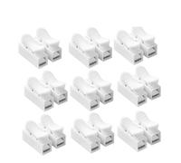 JIOYUNG eufeifeiegds Connecteur de Fil de câble, connecteur de câble à poussée Rapide, borne à Ressort for l'éclairage et Le câblage Automobile, électricité wefeiegds(2Pin 100PCS)
