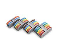 JIOYUNG eufeifeiegds Connecteurs de Fil Rapides universels et compacts, 1 à 100 pièces, Connexion de câble d'épissure, 0.08 à mm2, Terminal conducteur enfichable wefeiegds(PCT2-2,50pcs)