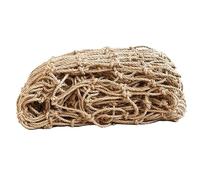 JISADER Filet de Soutien pour Plantes, Treillis en Ficelle de Jute, Rétro, Robuste, Multi-Usage, Filet de Clôture de Jardin, Maille de 3 Mm pour Pois, Raisin, 1Mx5M