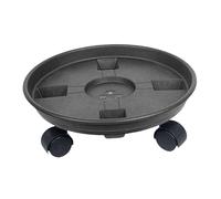 JISADER Soucoupe pour Plantes, Support Roulant pour Plantes avec Roues, Rouleaux de déplacement de Pot Ronds pour Balcon, intérieur et extérieur, 27CM