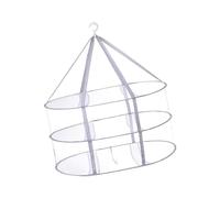JISADER Support de séchage de Pull Pliable et Portable, Filet de séchage en Maille, Cintre pour Maillot de Bain, Chaussettes, Tricot, Serviette d'intérieur, 3 Couches