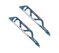 Jissta 2PC Lame de scie sabre, 305 mm Lame Scie Sabre Brique, Scie Sabre Parkside pour Bois, Métal,Parpaing Beton Cellulaire et brique, Lame Scie Sabre S1243HM