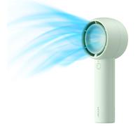 JISULIFE Mini ventilateur Portable puissant Trubo ventilateurs sans lame rechargeables ventilateur à main personnel Ultra-silencieux petit ventilateur à main de poche White 4500mAh