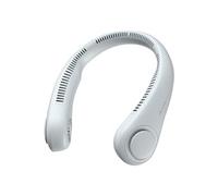 JISULIFE Ventilateur de Nuque Portable - Batterie 4000mAh USB - Gris