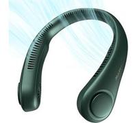 JISULIFE Ventilateur de Nuque Portable - Batterie 4000mAh USB - Vert G