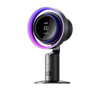 JISULIFE Ventilateur de Table 3-en-1 avec Purificateur d’Air et Lumière RGB