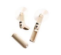 JISULIFE Ventilateur portable rechargeable - La nouvelle version améliorée est dotée d'un écran numérique LED clair pour l'état de la batterie en temps réel, d'une autonomie maximale de 24 heures, d'u
