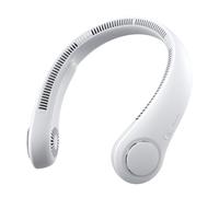 JISULIFE Ventilateur tour de cou portable, rechargeable mains libres, sans pales 4000 mAh, ventilateur personnel portable, sans feuilles, design casque, ventilateur de bureau alimenté par USB, 78