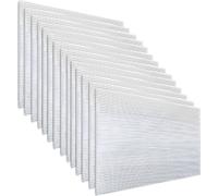 Jiubiaz 14x Polycarbonate alvéolaire double paroi Plaque alvéolaire 4mm 10,25 m²